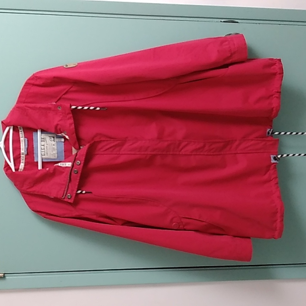 G.I.G.A. DX Water Repellent Jacket Plus Size Pink With Pockets